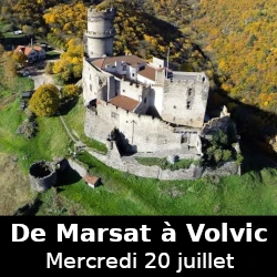 Balade randonnée de Marsat à Volvic, mercredi 20 juillet 2022